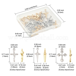 24Pcs 6 Styles Rack Plating Alloy Pendants&nbsp;FIND-FS0003-44
