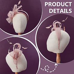Polyester Hair Bands&nbsp;OHAR-WH0001-21B