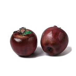 Fruit Theme Resin Pendants&nbsp;RESI-D018-01P-01