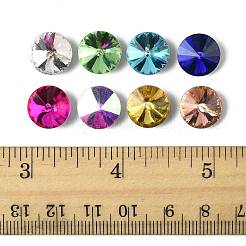80Pcs 8 Colors Glass Pointed Back Rhinestone&nbsp;RGLA-FS0001-20