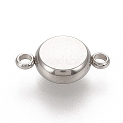 Tarnish Resistant 304 Stainless Steel Links Connectors Settings&nbsp;STAS-K202-02A-P