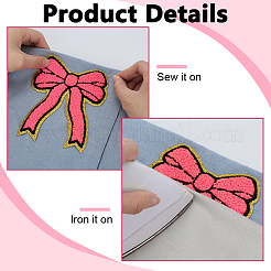 12Pcs 6 Colors Polyester Computerized Embroidery Cloth Iron on/Sew on Patches&nbsp;PATC-FG0003-05