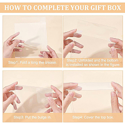 Transparent PVC Box Candy Treat Gift Box&nbsp;CON-BC0006-74