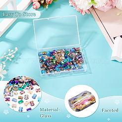 100Pcs 10 Colors Electroplate Glass Beads Strands&nbsp;EGLA-TA0013-17