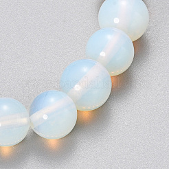 Synthetic Opalite Beaded Stretch Bracelets&nbsp;BJEW-Q692-47-10mm