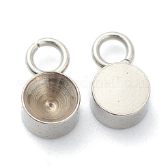 Tarnish Resistant 202 Stainless Steel Pendant Rhinestone Settings&nbsp;STAS-F266-21B-P
