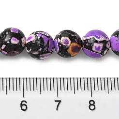 Dyed Natural Howlite Beads Strands&nbsp;G-K368-B01-01
