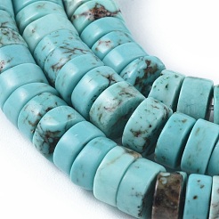 Natural Magnesite Beads Strands&nbsp;TURQ-L030-04B-01