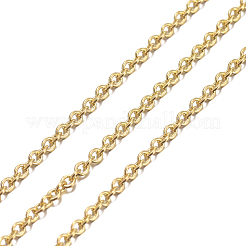 Brass Cable Chains&nbsp;X-CHC-034Y-G-NF