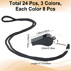 ABS Plastic Sports Outdoor Whistles&nbsp;NJEW-CN0001-09E