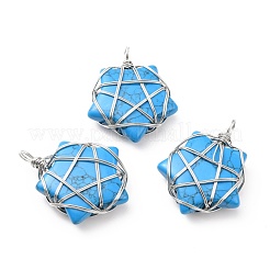 Natural & Synthetic Gemstone Pendants&nbsp;G-D458-07P-RS