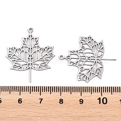 Hollow 201 Stainless Steel Pendants&nbsp;STAS-B135-13P