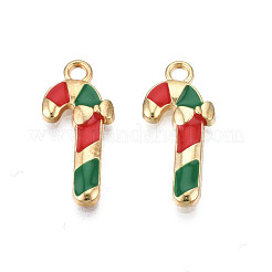 Rack Plating Alloy Enamel Pendants&nbsp;ENAM-N055-131
