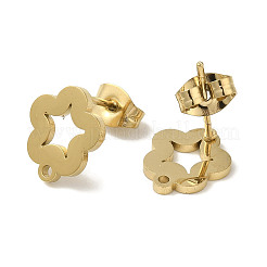 Ion Plating(IP) 304 Stainless Steel Studs Earring Findings&nbsp;STAS-I206-50G