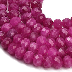 Faceted Dyed Natural White Jade Beads Strands&nbsp;GG-CBAE966-01B-P