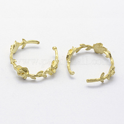 Brass Cuff Finger Ring Settings&nbsp;X-KK-F721-180C-RS