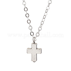 Cross Alloy Pendants Necklaces&nbsp;NJEW-JN05187-02