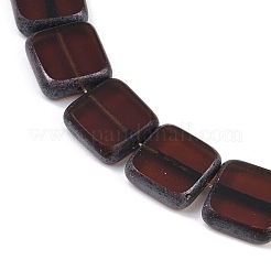 Czech Pressed Glass Beads&nbsp;GLAA-I061-12A