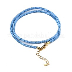 Nylon Milan Cord Necklace Making&nbsp;MAK-M028-01G-14