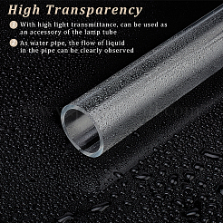 Transparent Acrylic Pipe Rigid Round Tube&nbsp;AJEW-WH0324-76A