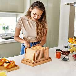 Bamboo Bread Slicer with Shredded Rack&nbsp;ODIS-WH0099-228B