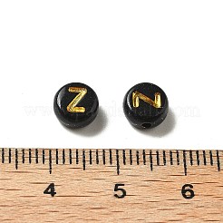 Plating Opaque Acrylic Beads&nbsp;OACR-R005-03Z