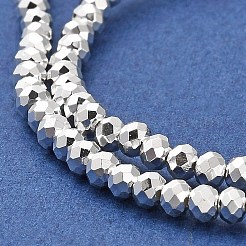 Electroplate Glass Beads Strands&nbsp;EGLA-D030-15A-06