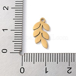 304 Stainless Steel Pendants&nbsp;STAS-P338-06G