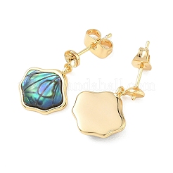 Brass Earring Findings&nbsp;KK-C172-11G