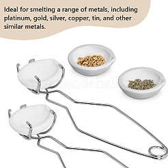 4Pcs Steel Crucible Tongs&nbsp;TOOL-SP0001-01