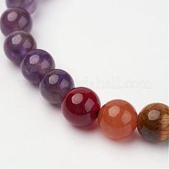 Amazonite Beaded Stretch Bracelets&nbsp;BJEW-P065-A-02