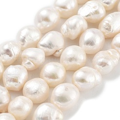 Natural Cultured Freshwater Pearl Beads Strands&nbsp;PEAR-P062-31C-X