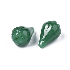 Imitation Jade Glass Pendants&nbsp;GLAA-S054-19B