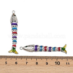Brass Micro Pave Cubic Zirconia Pendants&nbsp;KK-H081-05P-02