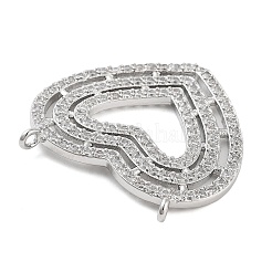 Brass Micro Pave Cubic Zirconia Pendants&nbsp;KK-P280-01P