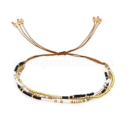 Bohemian Glass Seed Bead Double Layers Bracelets&nbsp;TJ8645-6
