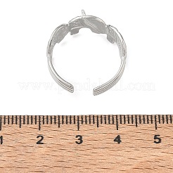 Elephant 304 Stainless Steel Finger Rings Components&nbsp;SA-CBA45D5-18P