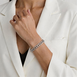 1Pc 304 Stainless Steel Figaro Chain Bracelets&nbsp;BJEW-DJ0001-57