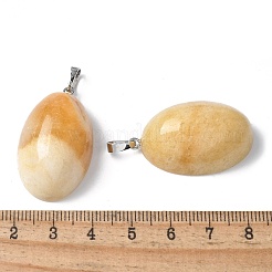 Natural Topaz Jade Pendants&nbsp;G-A259-03P-03