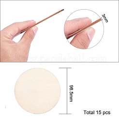 Wood Cabochons and Sponge Scouring Pads&nbsp;WOOD-PH0008-47