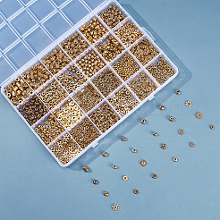 1200Pcs 24 Styles Tibetan Style Alloy Beads Sets&nbsp;TIBEB-PH0005-10