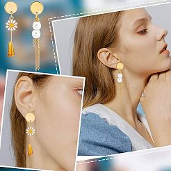 PVD Vacuum Plating 304 Stainless Steel Stud Earring Findings&nbsp;STAS-UN0002-42