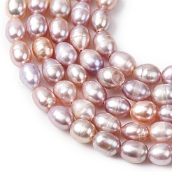 Natural Cultured Freshwater Pearl Beads Strands&nbsp;PEAR-F020-01A