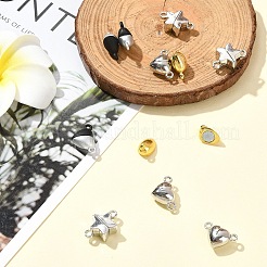 12Pcs 4 Styles Alloy Magnetic Clasps with Loops&nbsp;FIND-YW0005-56