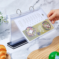 Acrylic Menu Display Stand&nbsp;AJEW-WH0481-270B