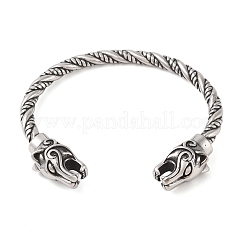 Viking 304 Stainless Steel Open Cuff Bangles for Men&nbsp;BJEW-U001-07C-G