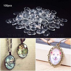 Transparent Glass Cabochons&nbsp;GGLA-PH0004-18