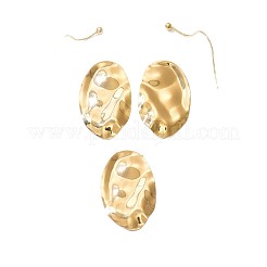 Iron Hammered Oval Statement Choker Necklaces & Earring Set for Women&nbsp;WG6F5B0-01
