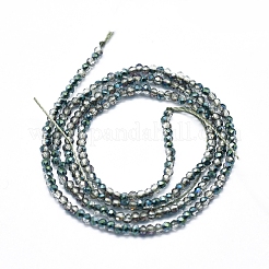 Electroplate Glass Beads Strands&nbsp;GLAA-F079-A-HP04