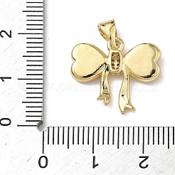 Brass Micro Pave Cubic Zirconia Pendants&nbsp;KK-L257-03G